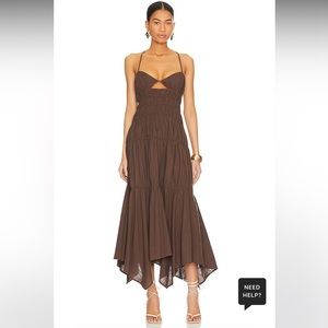 Tahlia Dress in Chocolate - SNDYS